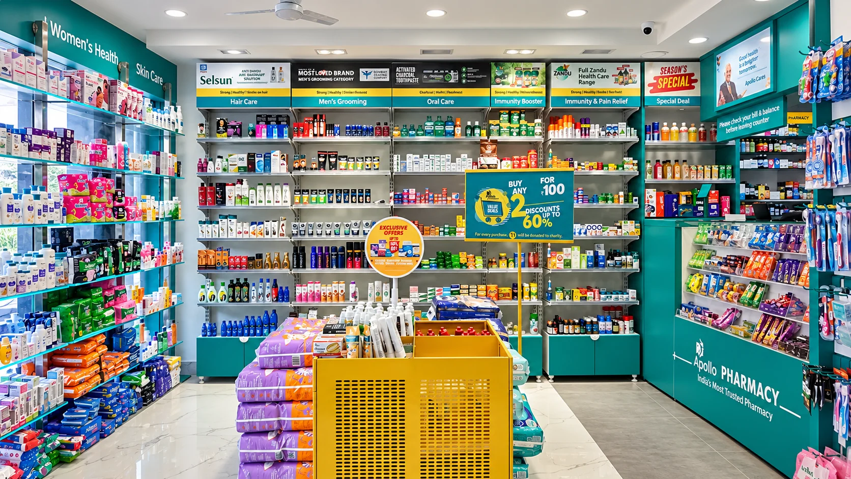 Apollo Pharmacy, Chennai & Hosur project photography