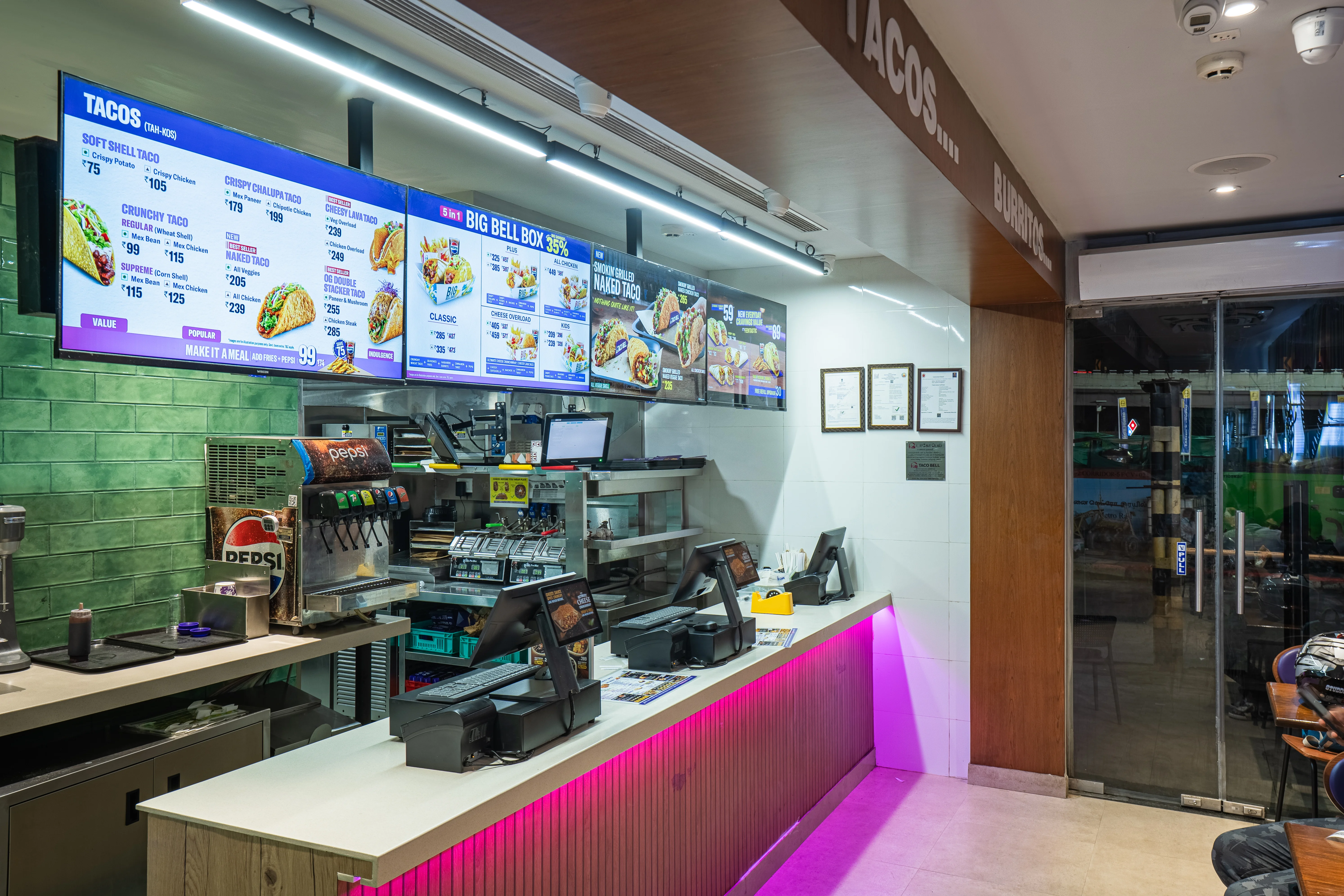 Taco Bell, Kathipara project photography