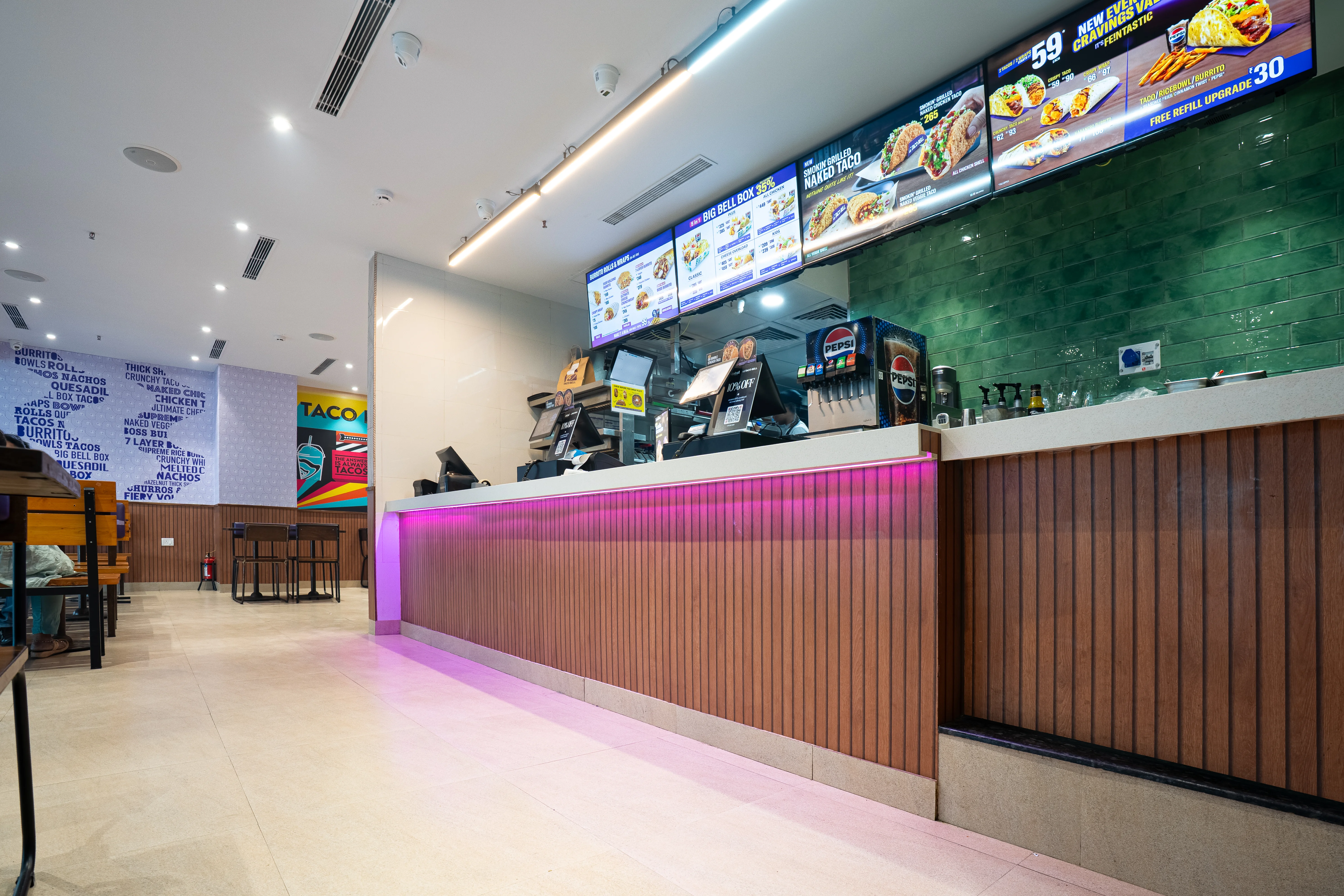 Taco Bell, Kilambakkam project photography