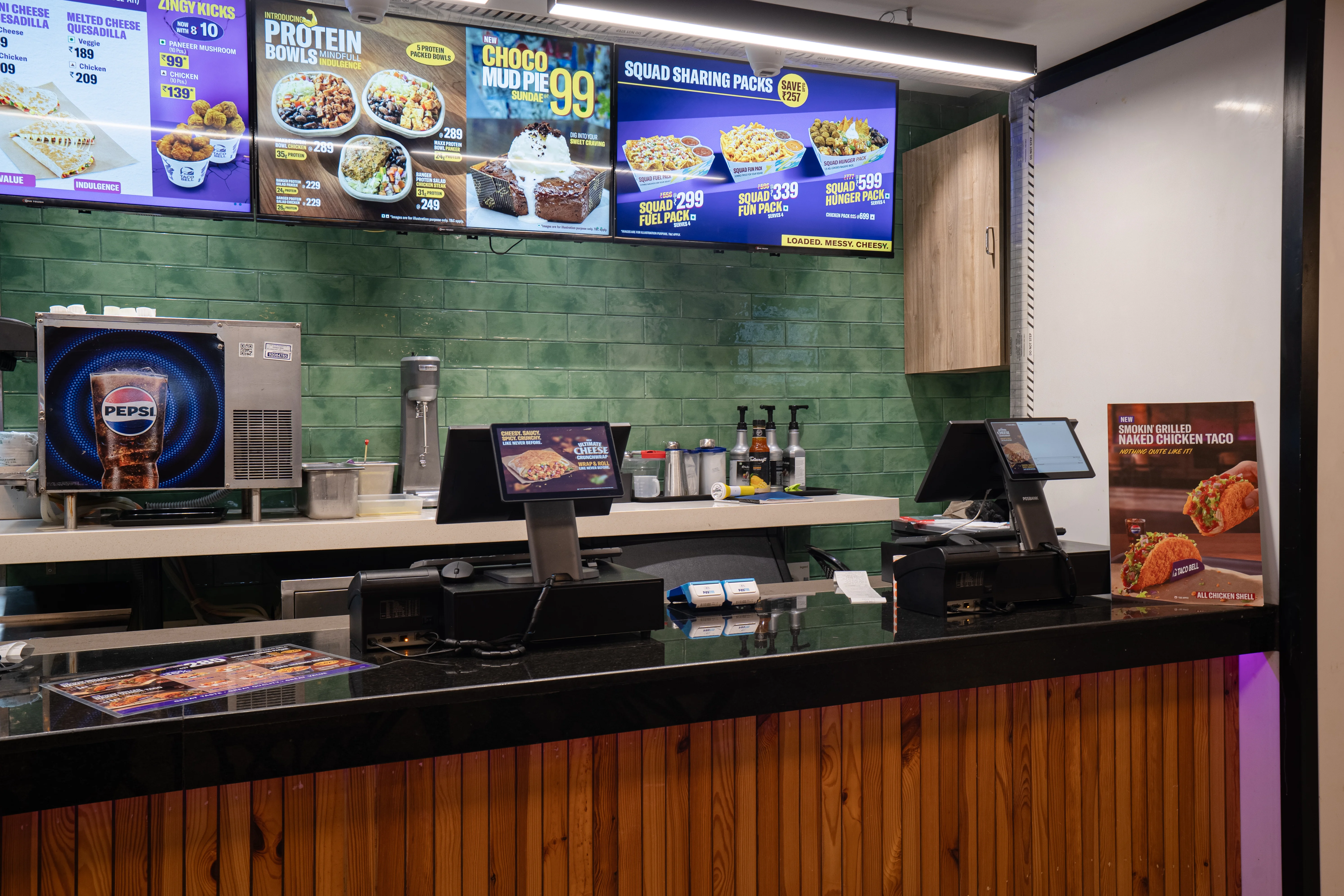 Taco Bell, Pallavaram project photography