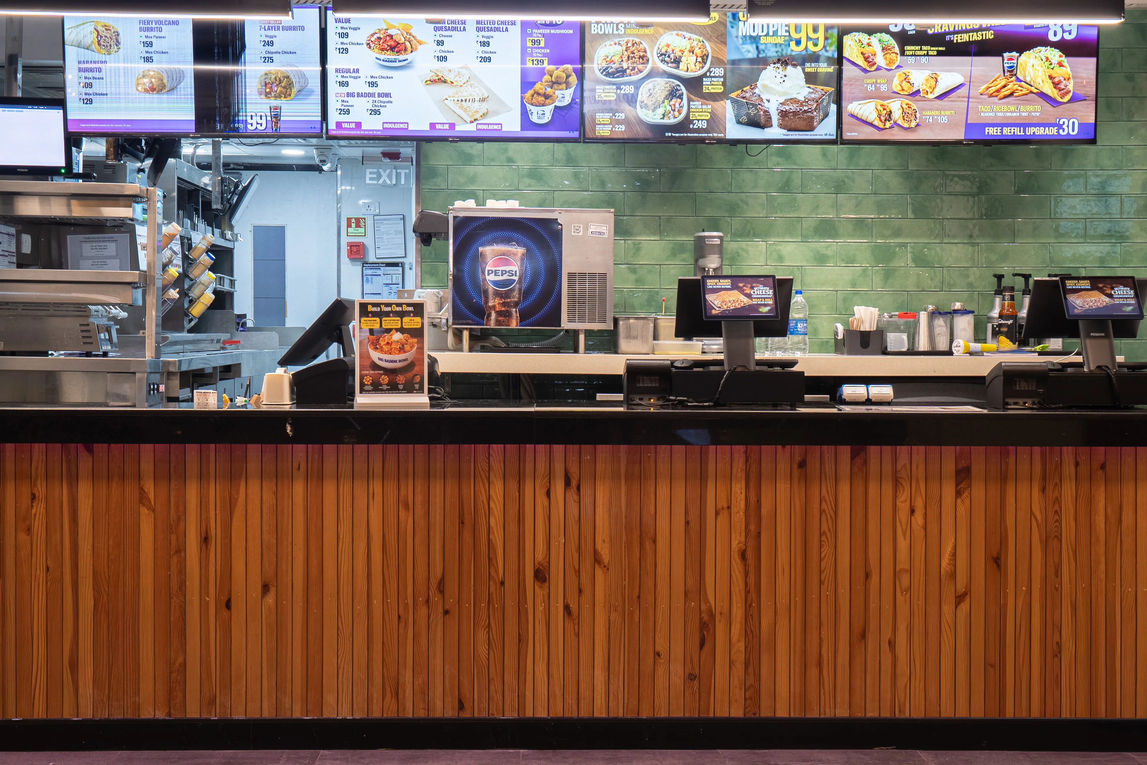 Taco Bell, Pallavaram project photography