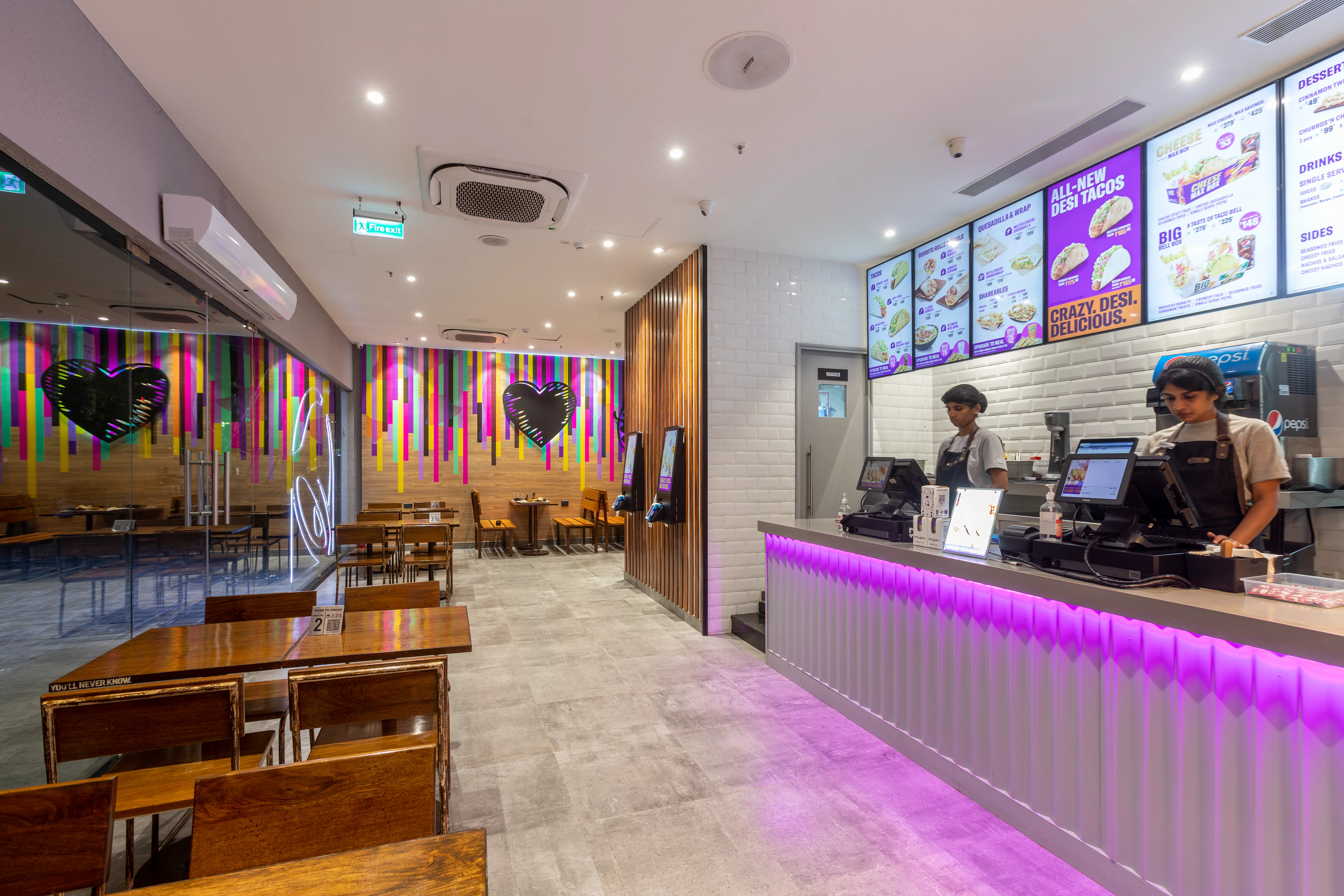 Taco Bell, Sky One Mall project photography